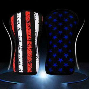 High Quality 7MM Neoprene <b>Knee</b> Sleeve Customizable Durable Compression Powerlifting Workout Squat <b>Support</b> Prevents Fitness - Product Image 3