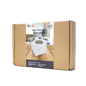 Support de bougie carré écologique, finition mate, décoration d'intérieur, kit en béton - Product Image 5