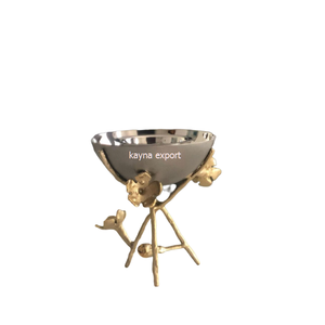 Bol poli en or et argent, décoratif pour mariage, nouveau DESIGN - Product Image 1