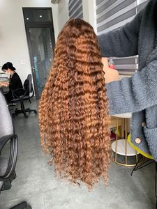 Extensiones de cabello humano vietnamita de varios donantes, textura rizada, rizos teñidos color marrón piano, de 8 a 32 pulgadas. - Product Image 2