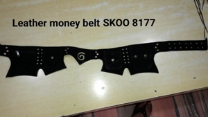 Leather Utility Belt Leather Hip Belt Bag Festival Burning Pockets in Leather Waist Belt Bag Funny Style Bag - Product Image 2