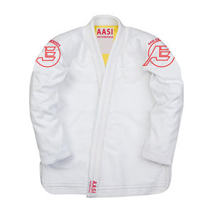 Uniforme de Judo y Jiu Jitsu Brasileño, Blanco, Tejido Simple y Doble, Corte Regular, Unisex - Product Image 4