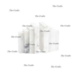 Extrêmement bon design Serre-livres faits à la main en marbre et en métal Serre-livres Support pour accessoires de table - Product Image 4