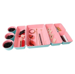 Việt Nam đa chức năng Khay ngăn kéo tổ chức nhựa và kim loại hộp lưu trữ cho trang điểm mỹ phẩm Chậu túi cho phòng khách - Product Image 1