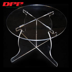 Présentoir de table en acrylique double face en forme de T de marque DPP personnalisé pour inserts en papier A4/A5/A6 et support de signalisation modèle 06AFC-T - Product Image 2