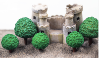 Fourmilière Classique en Plastique Écologique Design Spécial Château de la Jungle Empire des Fourmis AG8 14X8.5X8.5cm Toutes Saisons