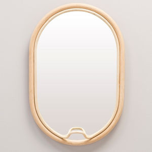 Top Buy Rattan Framed Wall Mirrors Best Selling Rattan Oval Wall Mirror Hecho a mano de Vietnam - Product Image 1