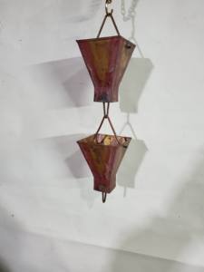 Chaîne de pluie carrée noire en aluminium - Product Image 5