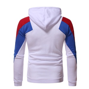 เสื้อฮู้ดกีฬาผู้ชายแบบขายส่ง สั่งทำได้ สีพื้น ผ้าฟลีซ ไซส์ใหญ่ เป็นมิตรกับสิ่งแวดล้อม สำหรับฤดูใบไม้ผลิ รับผลิตแบบ OEM - Product Image 3