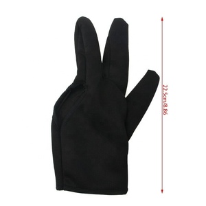 Guantes negros de tres dedos Herramientas de estilismo para el cabello de peluquero de salón resistentes al calor - Product Image 6