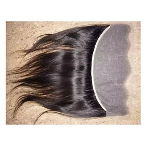 Extensions de cheveux humains indiens non traités avec closure et frontal en dentelle frontale, disponibles au meilleur prix - Product Image 1