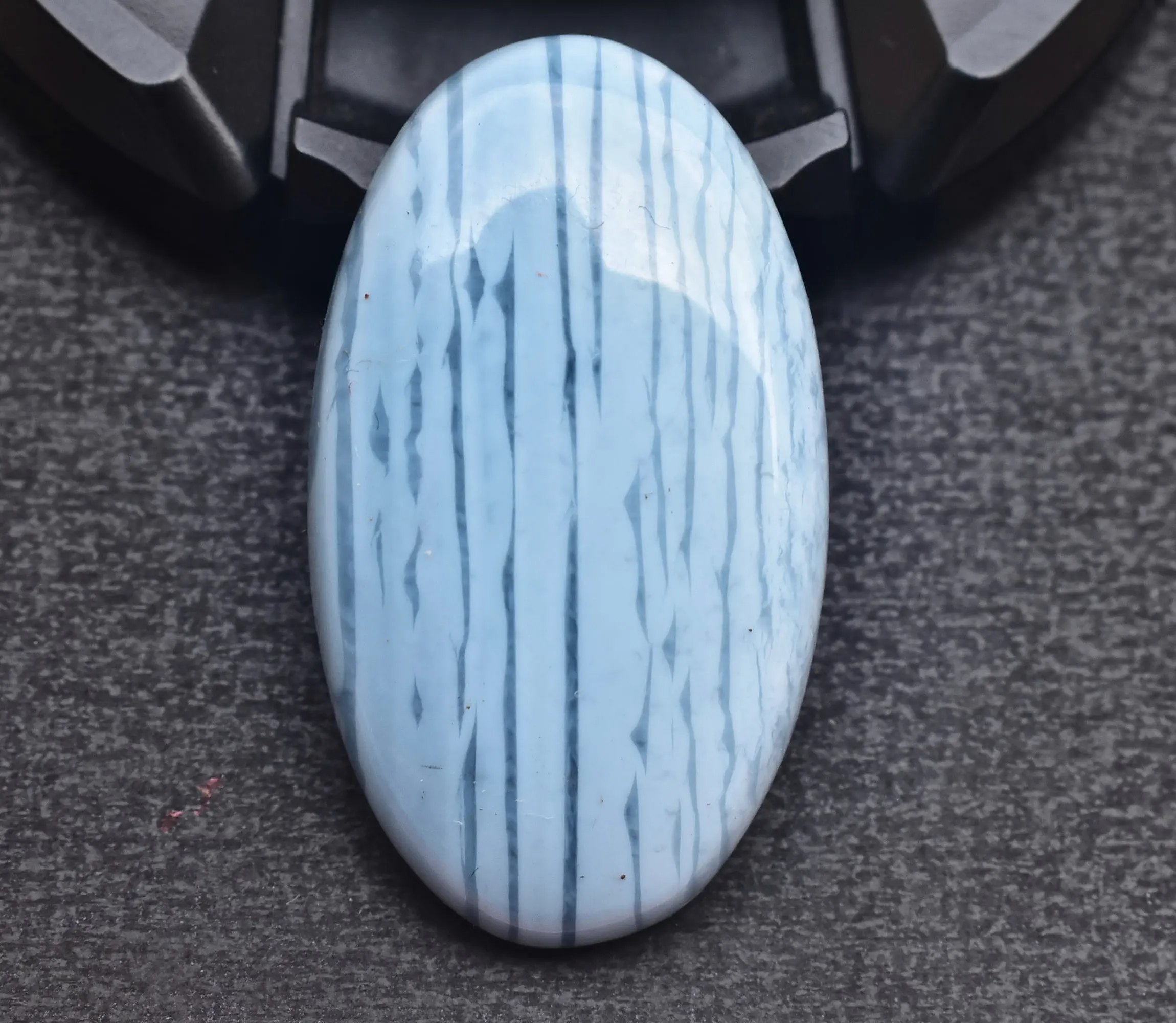 Blue Opal Pair Cabochon Pigeon Owyhee Blue Opal Gemstone Customised ShapeとSize Well Polished Handmade Gemstone