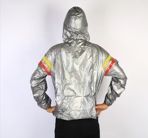 Combinaison de sauna pour la salle de sport, l'exercice, la remise en forme, la perte de poids, le remodelage du corps, anti-déchirure, en PVC, pour hommes et femmes - Product Image 6