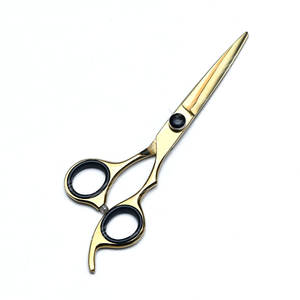 Ciseaux professionnels de coupe de cheveux de salon de 6.5 pouces de couleur d'or d'acier inoxydable de ShopTop pour des hommes et des femmes - Product Image 2