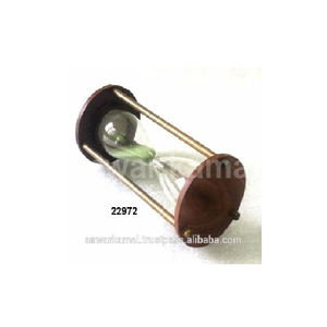 Brass & Wood Sand <b>Clock</b> Perfect for Gift Office Desk Kitchen and Home Decor - Product Image 1