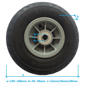 De alta resistencia innovadoras Endurable ruedas de neumáticos de goma de acero PU espuma de ruedas para carretillas 2,50-4-1 - Product Image 4