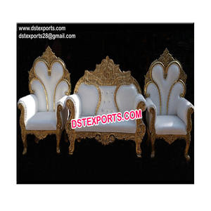 ชุดโซฟาแต่งงานแฟนซีรูปใบไม้ชุดโซฟาแต่งงานผู้ผลิตเฟอร์นิเจอร์จัดงานแต่งงาน - Product Image 1