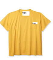 T-shirt à manches courtes pour homme, tricoté, écologique, respirant, anti-plis, séchage rapide, avec logo personnalisé, 50% polyester 50% coton