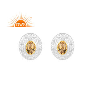 Pendientes de Plata de Ley 925 con Citrino Natural, los Más Vendidos del 2026, para Mujer, Joyería para Mujer, Regalo para Ella - Product Image 1