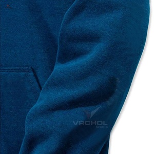 Sweat à capuche uni éponge de haute qualité personnalisable OEM grande taille pour hommes Anti-rétrécissement Anti-rides brodé Polyester polaire solide - Product Image 5