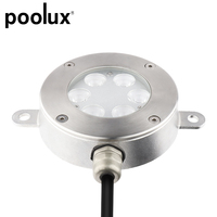 Pompe de fontaine submersible Poolux 2022 avec éclairage LED RGB pour extérieur, DMX, fontaine d'eau sous-marine