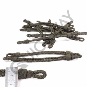 Cordón de tapa ceremonial cómodo de lingotes de oro 2024 con diseño trenzado para equipos de defensa personal como sombreros - Product Image 5