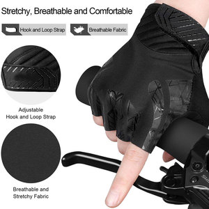 Good Quality Custom Cycling Gloves <b>Half</b> Finger Gloves for Racing Non <b>Slip</b> Dirt Bicycle Cycling Sports Gloves - Product Image 4