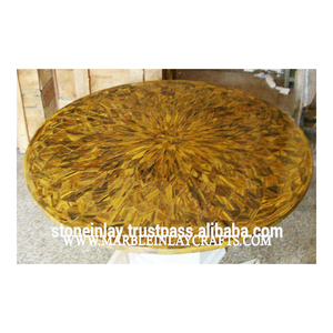 Mesa de centro semipreciosa, Ojo de Tigre - Product Image 1
