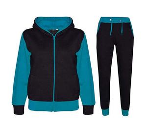 Couleur contrastée OEM Design personnalisé Sportswear Activewear Survêtements Coton Polaire Deux pièces Ensembles Hoodies et Joggers Pantalons de survêtement - Product Image 6