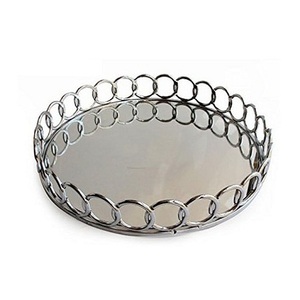 ถาดเสิร์ฟของหวานดีไซน์ล่าสุดถาดเสิร์ฟชากาแฟทรงกลมสำหรับงานศิลปะที่บ้าน - Product Image 1