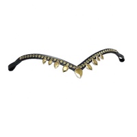Bandeau à sourcils de cheval en Big Bling Bridle Big Crystal Brow Band pour chevaux
