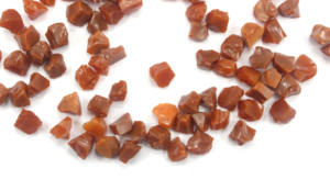 Cuentas de cristal Natural de ópalo de fuego, cristal Natural de 6-8 MM, joyería de piedras preciosas sueltas al por mayor, 50 piezas - Product Image 3