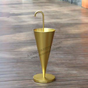 Support de parapluie décoratif en or de qualité supérieure à vendre, décoration de bureau, maison, salon, support de parapluie en métal - Product Image 2