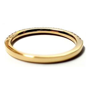 Bague de mariage en or jaune 18 carats, diamant naturel à 100%, bijoux fins, classique, simple, exceptionnel, décontracté, pour femme, fête, anniversaire - Product Image 3