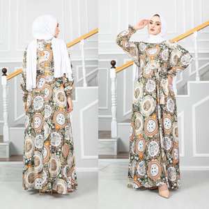 อาบายาคาฟตานเสื้อผ้าอิสลามสำหรับผู้หญิง,เสื้อคลุมกิโมโนสไตล์ดูไบอาหรับมุสลิมแฟชั่นอิสลามชุดเดรสเรียบง่ายคุณภาพสูงจากตุรกีสำหรับฤดูกาลใหม่ - Product Image 4