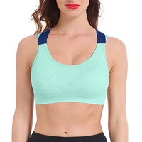 Sujetador deportivo sin costuras de alta calidad para mujer, ropa activa de entrenamiento de gimnasio transpirable para yoga, ejercicio físico