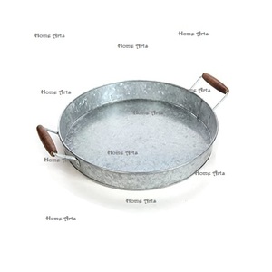 Plateau de service alimentaire galvanisé de qualité supérieure, design classique, taille personnalisée, plateau de service pour thé et café à bas prix - Product Image 2