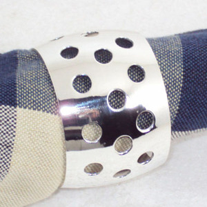 Anneau de serviette en laiton plaqué argent, vente en gros, serviette, anneaux faits à la main, vente en gros, 10 pièces - Product Image 5