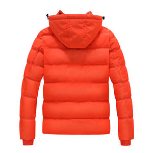 Abrigo acolchado con capucha de diseñador pesado para hombre, chaqueta de invierno con capucha y cremallera para hombre - Product Image 2