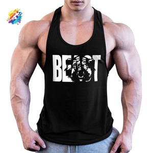 Débardeur de sport pour homme en coton 100% respirant et écologique, idéal pour la musculation et l'entraînement, extensible et professionnel - Product Image 5