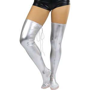 Calcetines blancos de pantorrilla Flor bordada Pequeña Margarita Calcetines de mujer con pequeños calcetines de cuero Medias de moda - Product Image 5