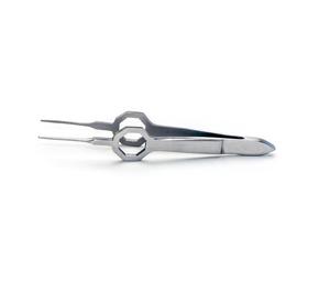 Forceps quirúrgicos de acero inoxidable, Punta dentada recta de 10,2 cm - Product Image 6