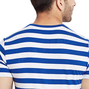 Camiseta personalizada lisa de manga corta ajustada de alta calidad para hombre, tejido de punto de poliéster/algodón, Impresión de logotipo personalizado, antibolitas - Product Image 6