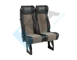 Bus Minibus Reclining Fixed Passenger Seat With Food Tray Magazine Net Pocket Holder Arm Foot Rest