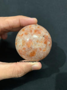 คริสตัลซันสโตนทรงกลมสวยงามเป็นธรรมชาติสำหรับตกแต่งบ้านเป็นเอกลักษณ์ของสะสมศิลปะฮวงจุ้ยทำด้วยมือคริสตัล - Product Image 4