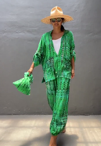 สีเขียว