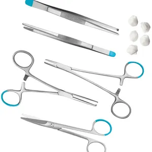 Kit de remoção de sutura ferramentas profissionais Ce PK Manual Suporte Técnico Online Aço Inoxidável, aço classe I melhor qualidade 5 peças