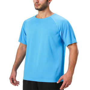 Venta al por mayor ropa de hombre Camisetas de alta calidad 180g algodón logotipo personalizado impresión en blanco cuello redondo verano manga corta Hombre camiseta - Product Image 5