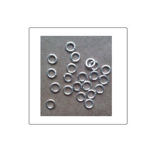 แหวนเงินแบบกลมอุปกรณ์สำหรับเครื่องประดับ - Product Image 1