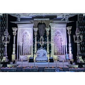 Décor de grandes scène de mariage de luxe au royaume-uni, 1 pièce, décoration de grande scène asiatique - Product Image 1